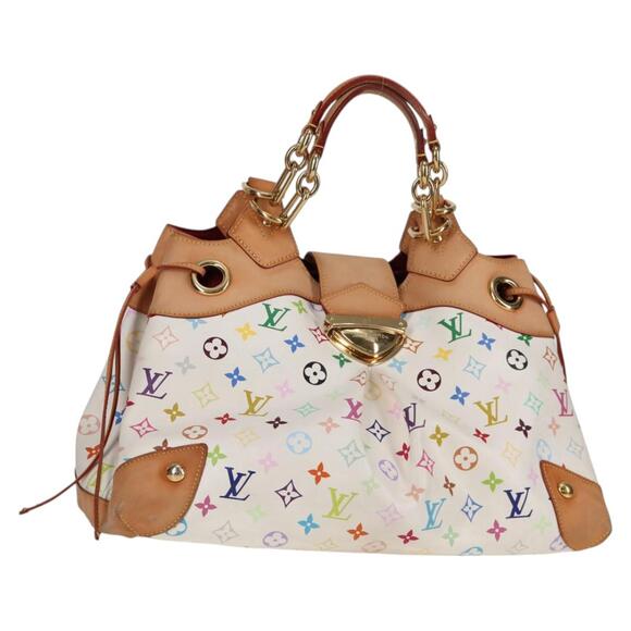 LOUIS VUITTON Monogram Multicolor Ursula Tote Bag White M40123 - Picture 1 of 16